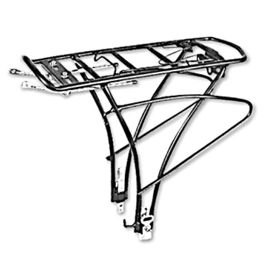Bagażnik KW652 Alu;24"-28";Czarny