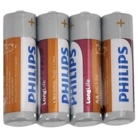 Bateria Philips AA R6 Longlife 4szt. FOLIA