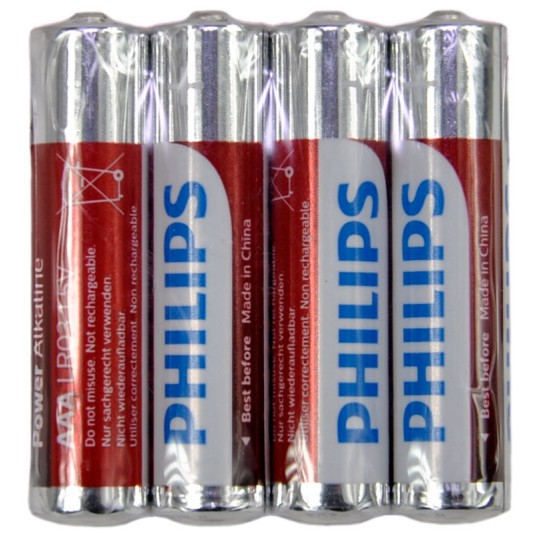 Bateria Philips AAA LR03 Powerlife 4szt. FOLIA
