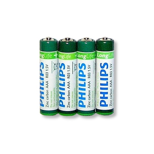 Bateria Philips AAA R03 LongLife 4szt. FOLIA