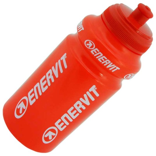 Bidon ENERVIT 500ml;Dziubek;Czerwony
