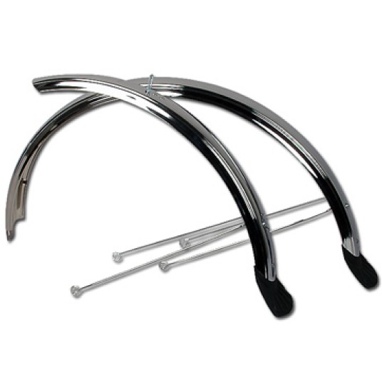 Błotnik kpl. CC-064 26";Stal;58mm;Chlapacz;Czarny