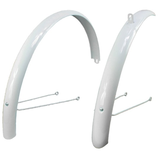 Błotnik kpl. CS006 Stal;26";50x20mm;BIAŁY