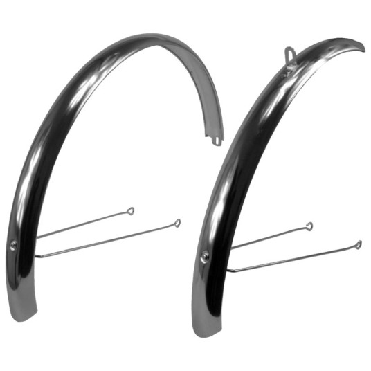 Błotnik kpl. CS006 Stal;28";50x20mm;SREBRNY