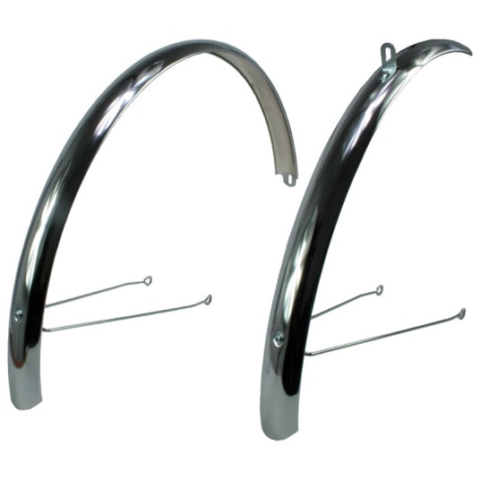 Błotnik kpl. CS011 Stal;28";44x18mm;SREBRNY