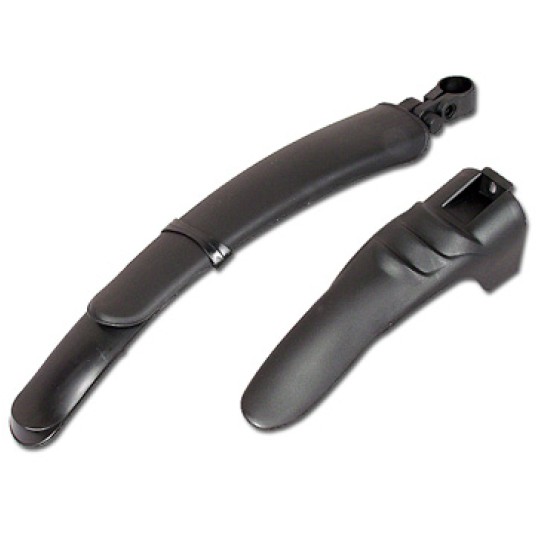 Błotnik kpl. SF-228F/R PCV;20"-26";p/Canti;Czarny