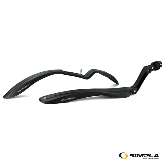 Błotnik kpl. SPL-RaptorSET PCV;24"-29";AMT;Czarny
