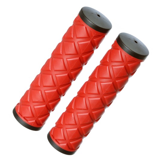 Chwyt HY-306-3 PCV;L:115mm;Czerwono-Czarny