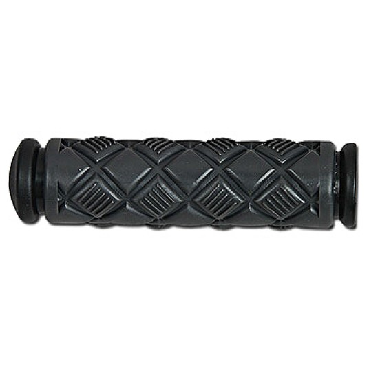 Chwyt HY-366-3 PCV;L:125mm;Szaro-Czarny