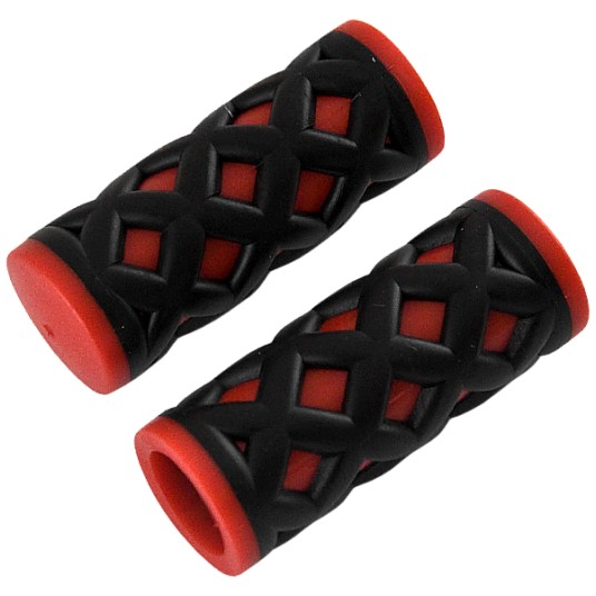 Chwyt HY-500-3G PCV;L:75mm;Czarno-Czerwony