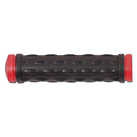 Chwyt HY-503-3 PCV;L:128mm;Czarno-Czerwony