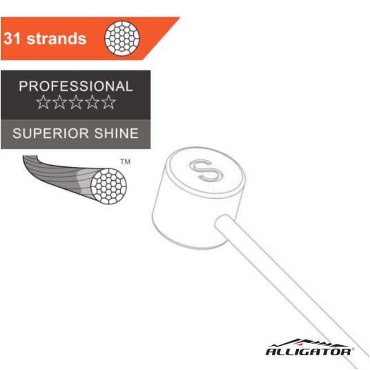 Cięgno ham. CH-MT31S MTB;Nierdz.;Sup.Shine;3.0m