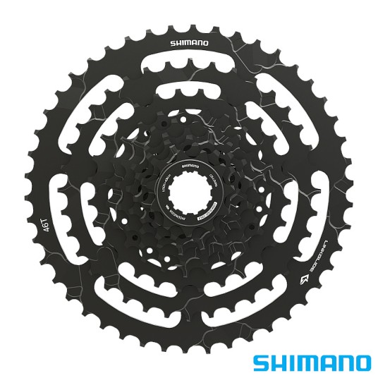 Kaseta 9S CS-LG300 11-46T;Shimano;LINKGLIDE;BOX