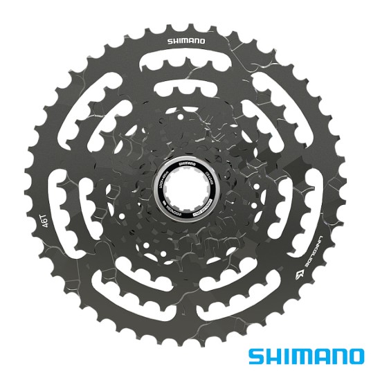 Kaseta 9S CS-LG400 11-46T;Shimano;LINKGLIDE;BOX