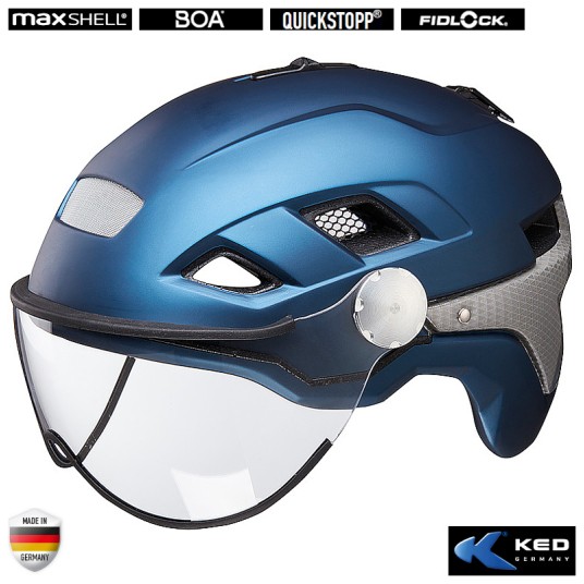Kask KED B-VIS X-LITE Niebieski;City;"M"(52-58cm)