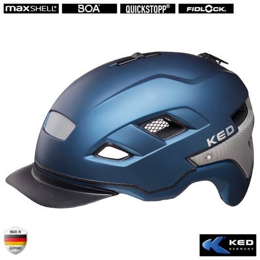 Kask KED BERLIN Niebieski;City;"M"(52-58cm)