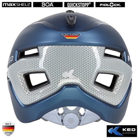 Kask KED BERLIN Niebieski;City;"M"(52-58cm)