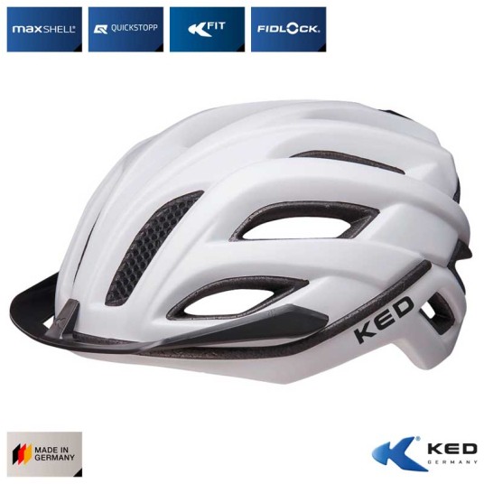 Kask KED CHAMPION VISOR Szary;MTB;"L"(58-61cm)