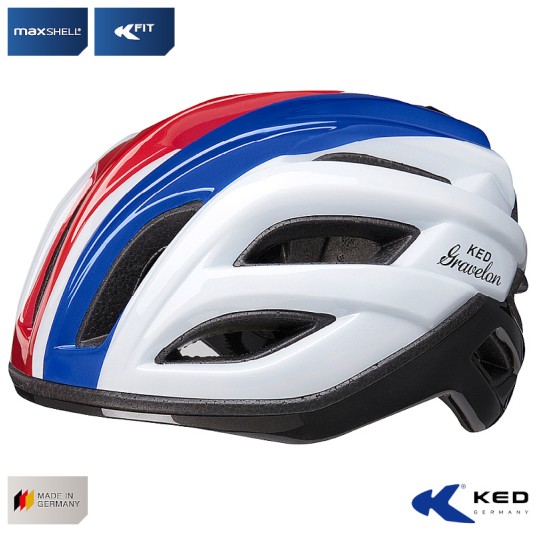 Kask KED GRAVELON Tricolore;Szosa;"M"(52-58cm)