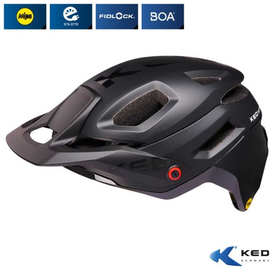 Kask KED PECTOR ME-1 Czarny;MTB;MIPS;"M"(52-58cm)
