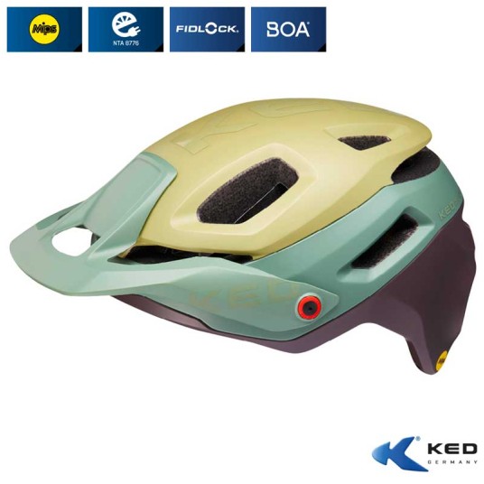 Kask KED PECTOR ME-1 Oliwka;MTB;MIPS;"M"(52-58cm)