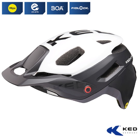 Kask KED PECTOR ME-1 WH/CZ;MTB;MIPS;"M"(52-58cm)