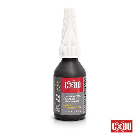Klej anaerobowy CX80 RC22 d/gwintów;Butelka10ml