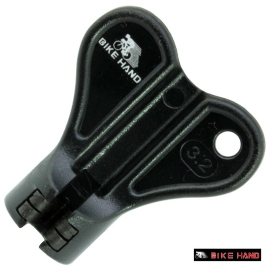 Klucz do szprych YC-1R-1 PVC/Stal;3.2mm;CZARNY