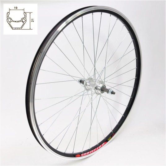 Koło 26" tył SFDM-CT15R 3/8";VB;Wolnob.;SR/CZ
