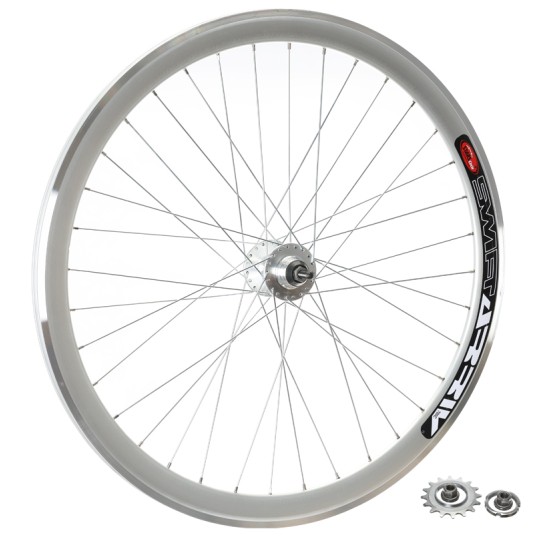 Koło 28" tył JOYSTAR-TR15R Tor;SREBRNE