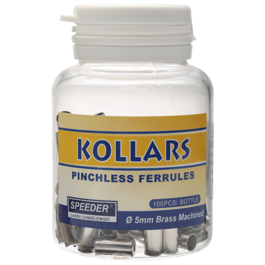 Końcówka pancerza CF-501BK Mosiądz;5mm;100szt