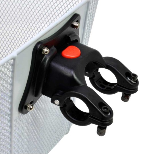 Koszyk HT-512 Przód;Stal;Clip;Biały