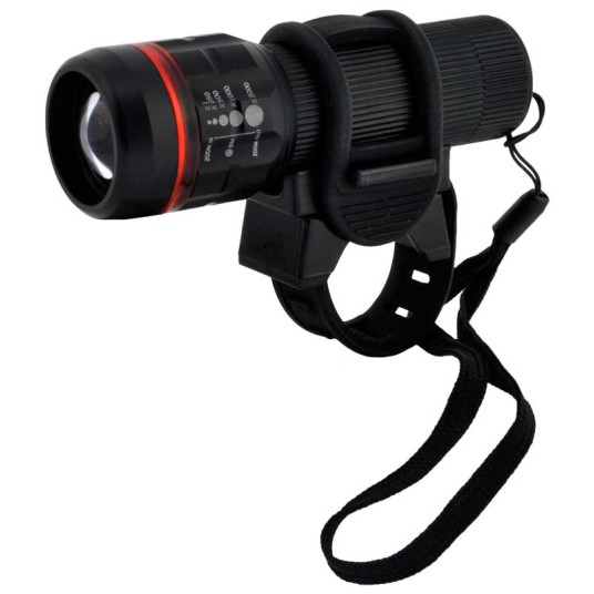 Lampa przód JY359-2 1x3W LED;Alu;CZARNA