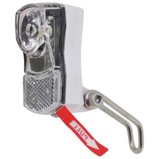 Lampa przód XC210 1W LED;7lux;IPX3;n/Bat.;BIAŁA