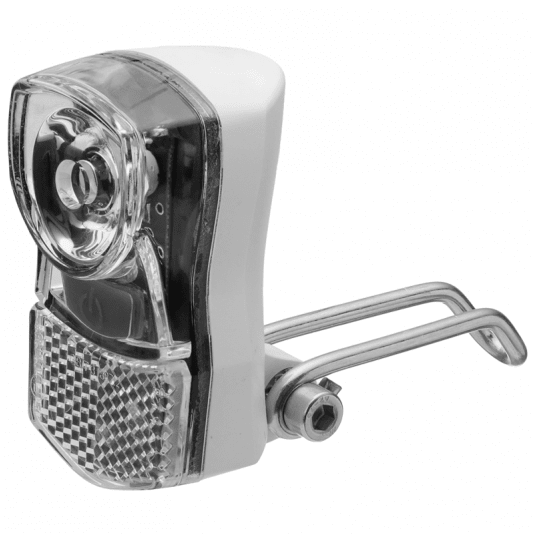 Lampa przód XC210 1W LED;7lux;IPX3;n/Bat.;BIAŁA -zdjęcie numer 1