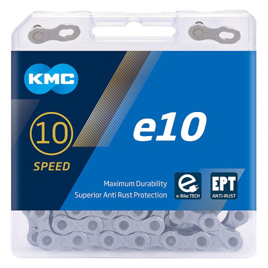 Łańcuch KMC e10T 1/2"x11/128";136og.;10b;EPT;BOX