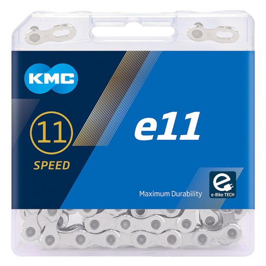 Łańcuch KMC e11T 1/2"x11/128";122og.;11b;SR;BOX