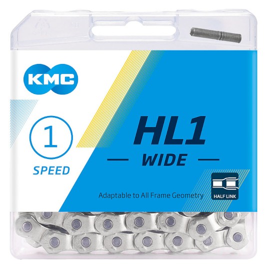 Łańcuch KMC HL1W 1/2"x1/8";100og.;BMX;SR;BOX