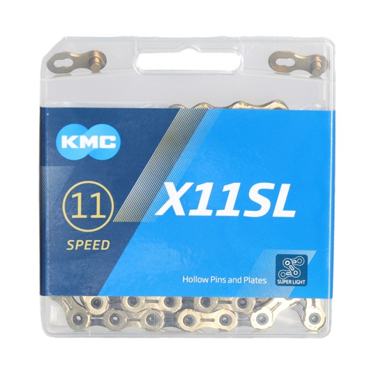 Łańcuch KMC X11SL 118og.;11b;Ti-N/CZ;BOX