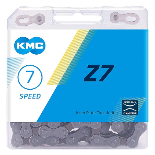 Łańcuch KMC Z7 1/2"x3/32";114og.;7b;SZ/BR;BOX