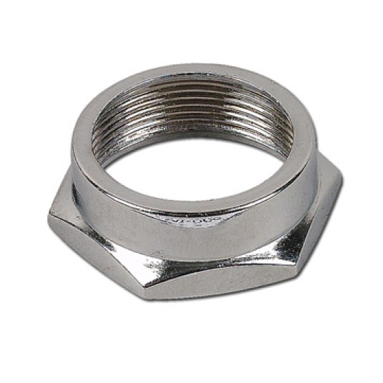 Nakrętka steru NA-009 Stal;Gwint25.4/21.1mm;CZARNA