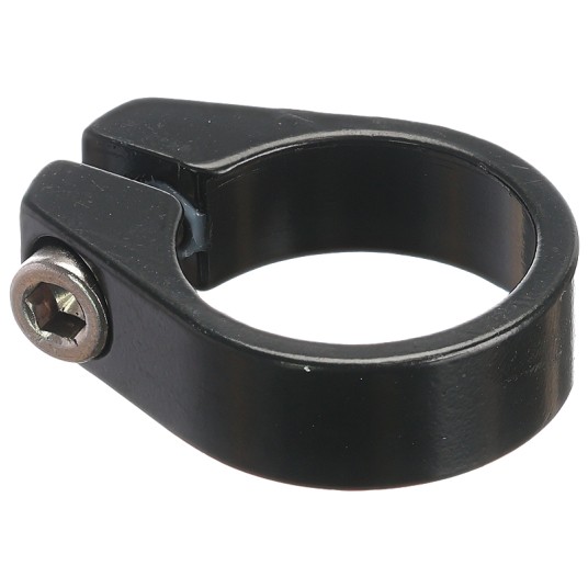 Obejma siod. LC-68 Śruba;Alu;31.8mm;CZARNA