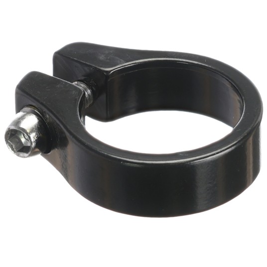 Obejma siod. LC-68 Śruba;Alu;34.9mm;CZARNA