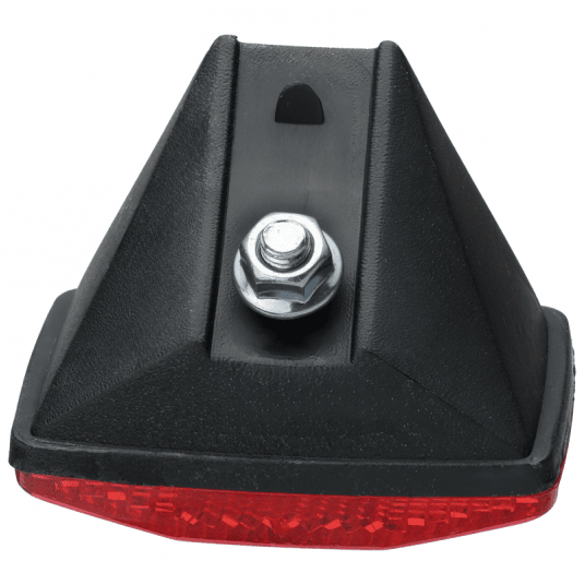 Odblask tył TF-201A Kwadratowy;n/Błotnik;Czerwony -zdjęcie numer 2