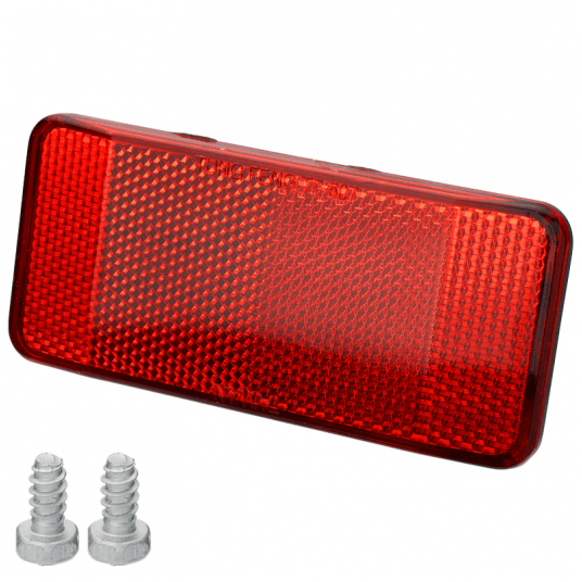 Odblask tył TF-507 Prostokątny;n/Bagażnik;Czerwony -zdjęcie numer 1