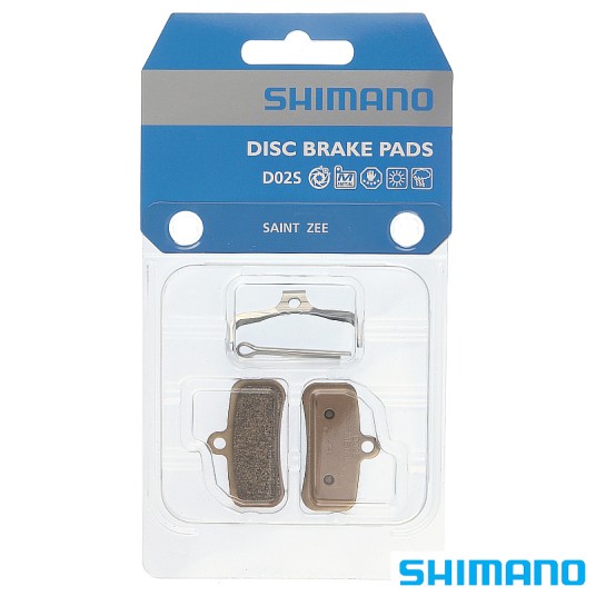Okładziny ham.tarcz. SHIMANO D02S Metaliczne