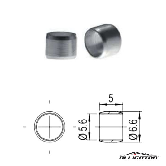 Oliwka przew.hydr HCP02HY Aluminium;5.6mm;10szt