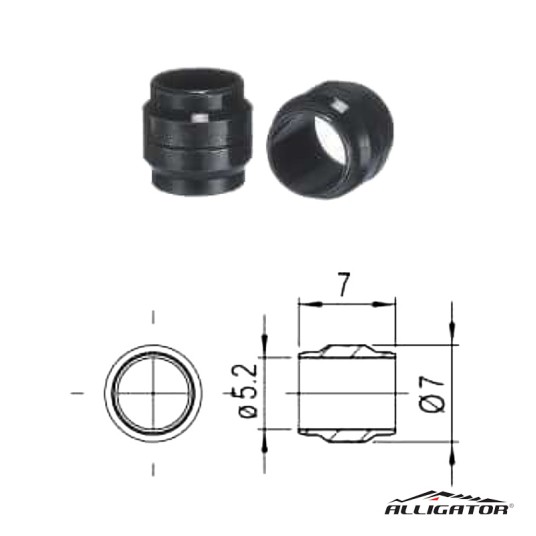 Oliwka przew.hydr HCP02MG Miedź;5.2mm;10szt