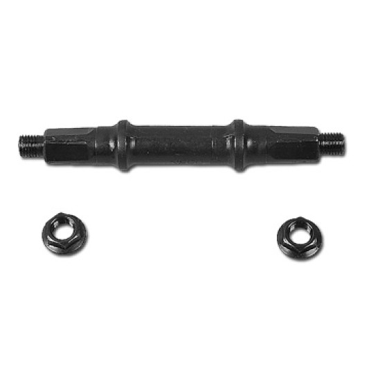 Oś mech.korb. OSN-3U CrMo;KW;Nakrętka;L:127.5mm