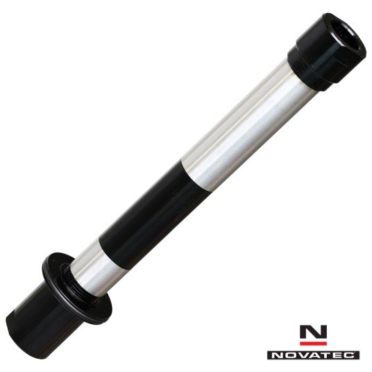 Oś p. tył NOVATEC CLD792SB Alu;X12x142mm;Kapsel